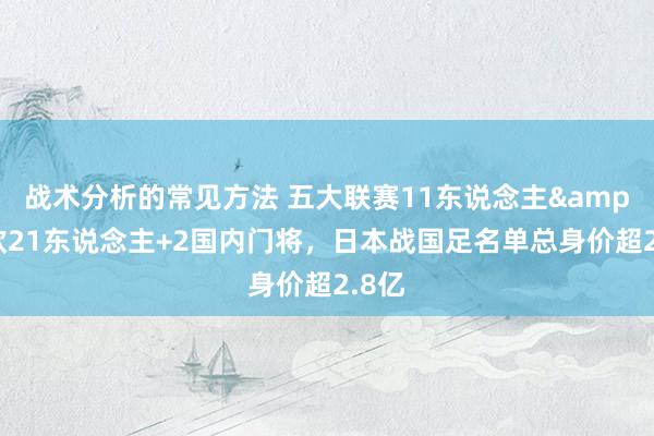 战术分析的常见方法 五大联赛11东说念主&旅欧21东说念主+2国内门将，日本战国足名单总身价超2.8亿