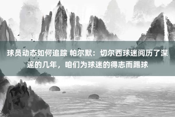 球员动态如何追踪 帕尔默：切尔西球迷阅历了深邃的几年，咱们为球迷的得志而踢球