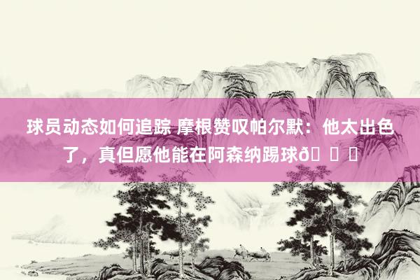 球员动态如何追踪 摩根赞叹帕尔默：他太出色了，真但愿他能在阿森纳踢球👍