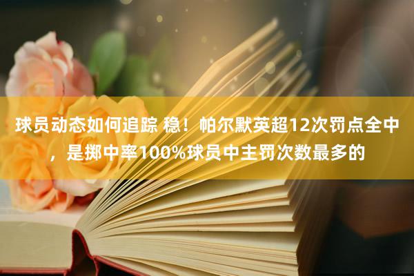 球员动态如何追踪 稳！帕尔默英超12次罚点全中，是掷中率100%球员中主罚次数最多的