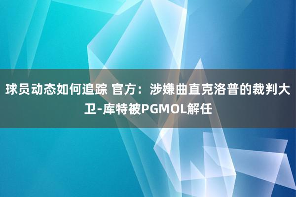 球员动态如何追踪 官方：涉嫌曲直克洛普的裁判大卫-库特被PGMOL解任